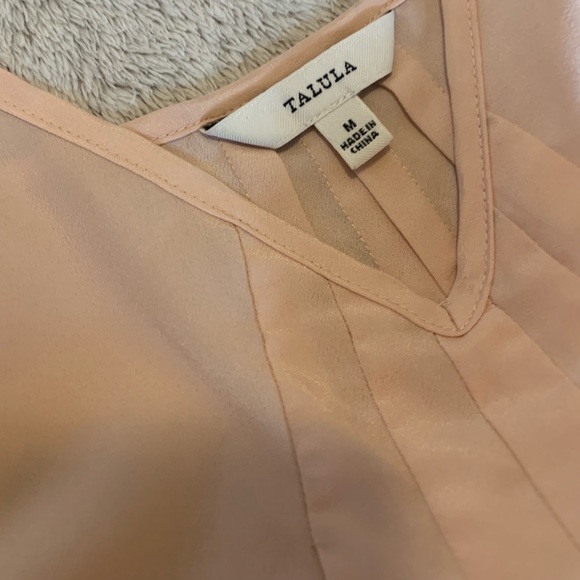 Aritzia Talula Waverly Blouse Light Pink Blush - Picture 11 of 16
